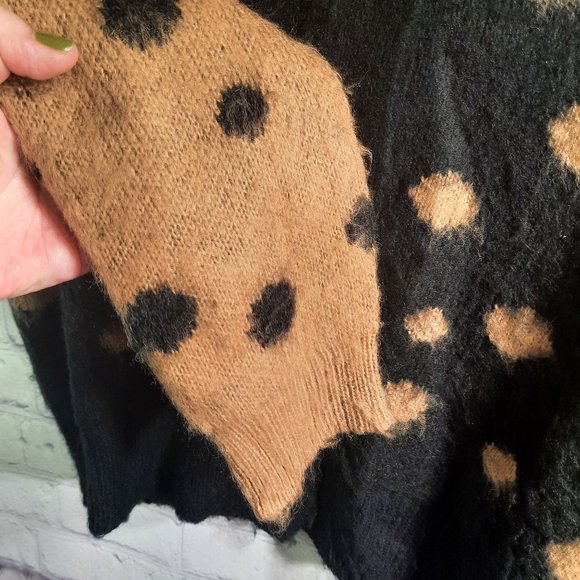 Lush Mixed Spot Button Up Cardigan - Picture 8 of 14